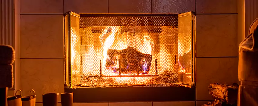 Mendota Hearth Landscape Fireplace Installation in Biloxi, Mississippi