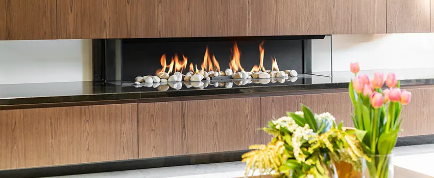 Double-height Fireplace Design Refurbishment in Biloxi, Mississippi