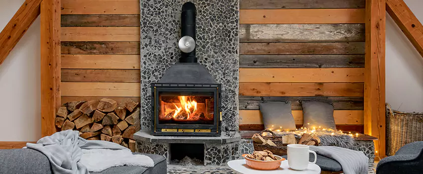 Thelin Hearth Products Direct Vent Gas Stove Fireplace Inspection in Biloxi, Mississippi